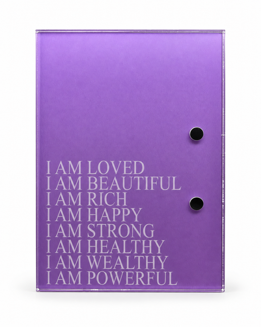 Purple Affirmation Lash Tile