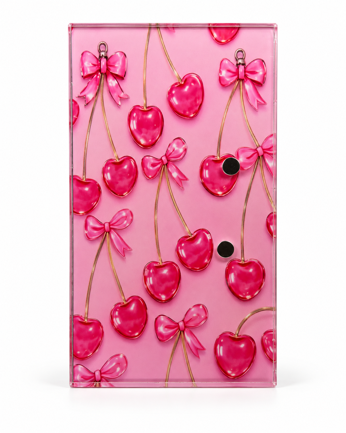 Pink Heart Cherry Lash Tile