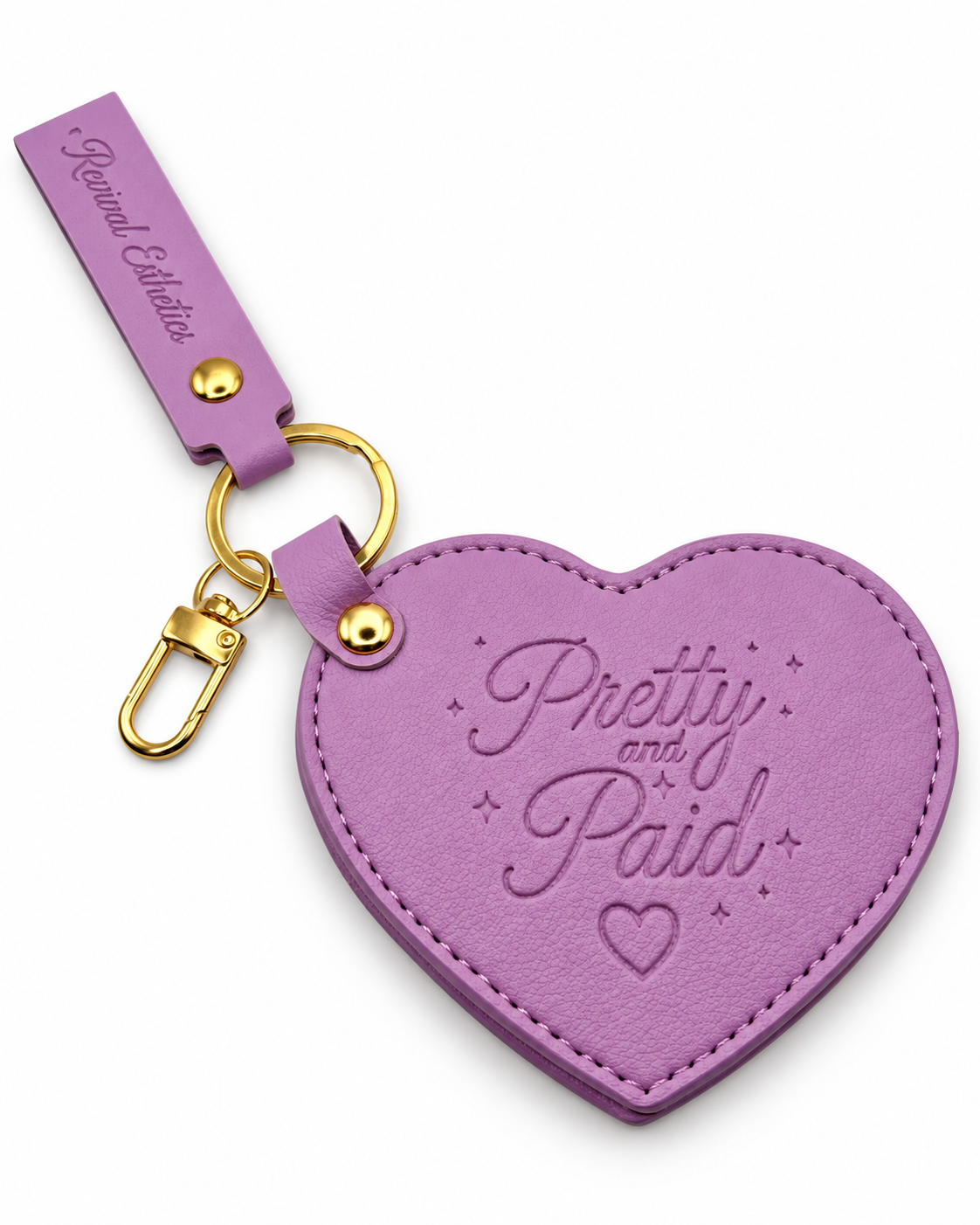 Mirror Heart Keychains